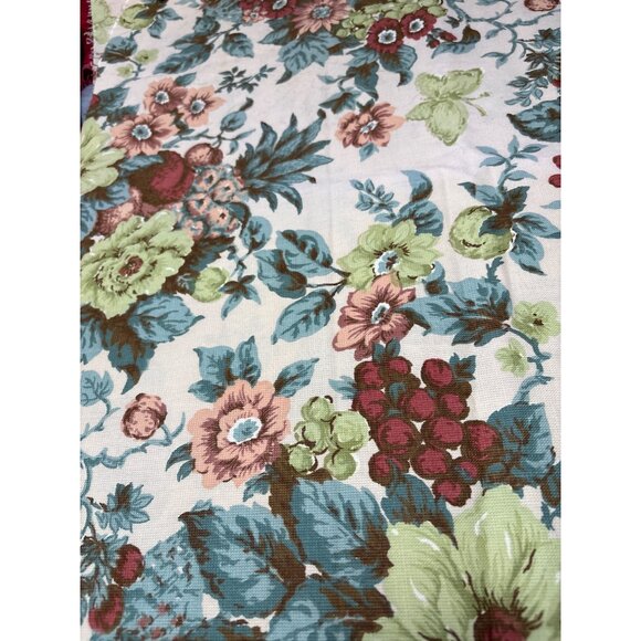 Waverly "Kent" Vintage Floral Upholstery Fabric 1 Yard + 6" x 48" Multi-Color - Picture 2 of 5